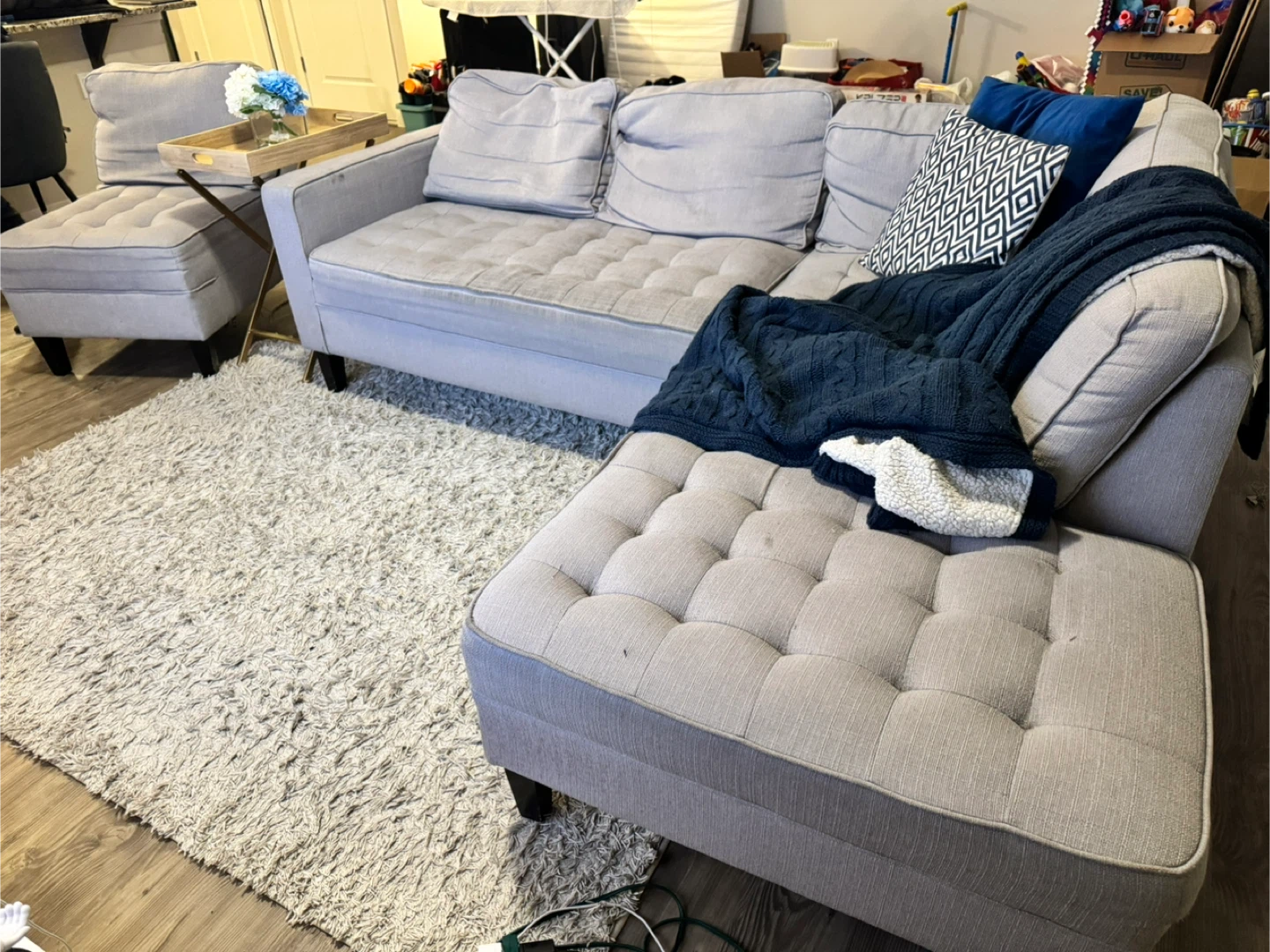 Light Grey Sofa(need sold today) - photo 3