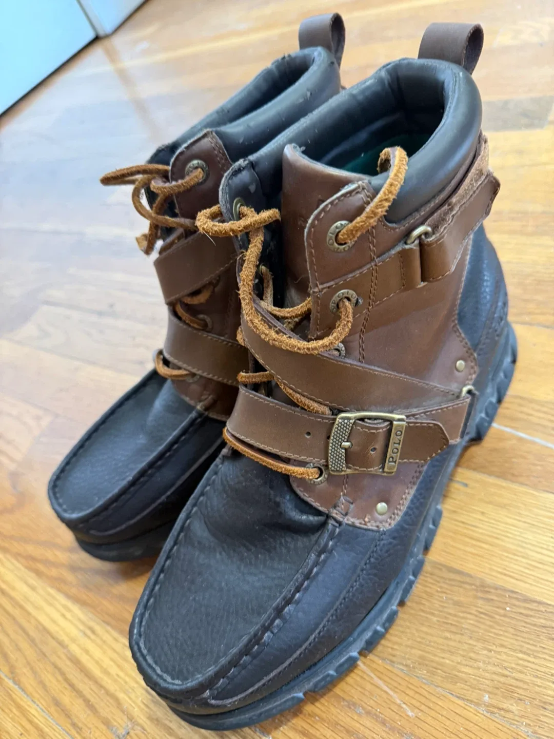 Polo Ralph Lauren Leather Boots 11D image indicator(4)