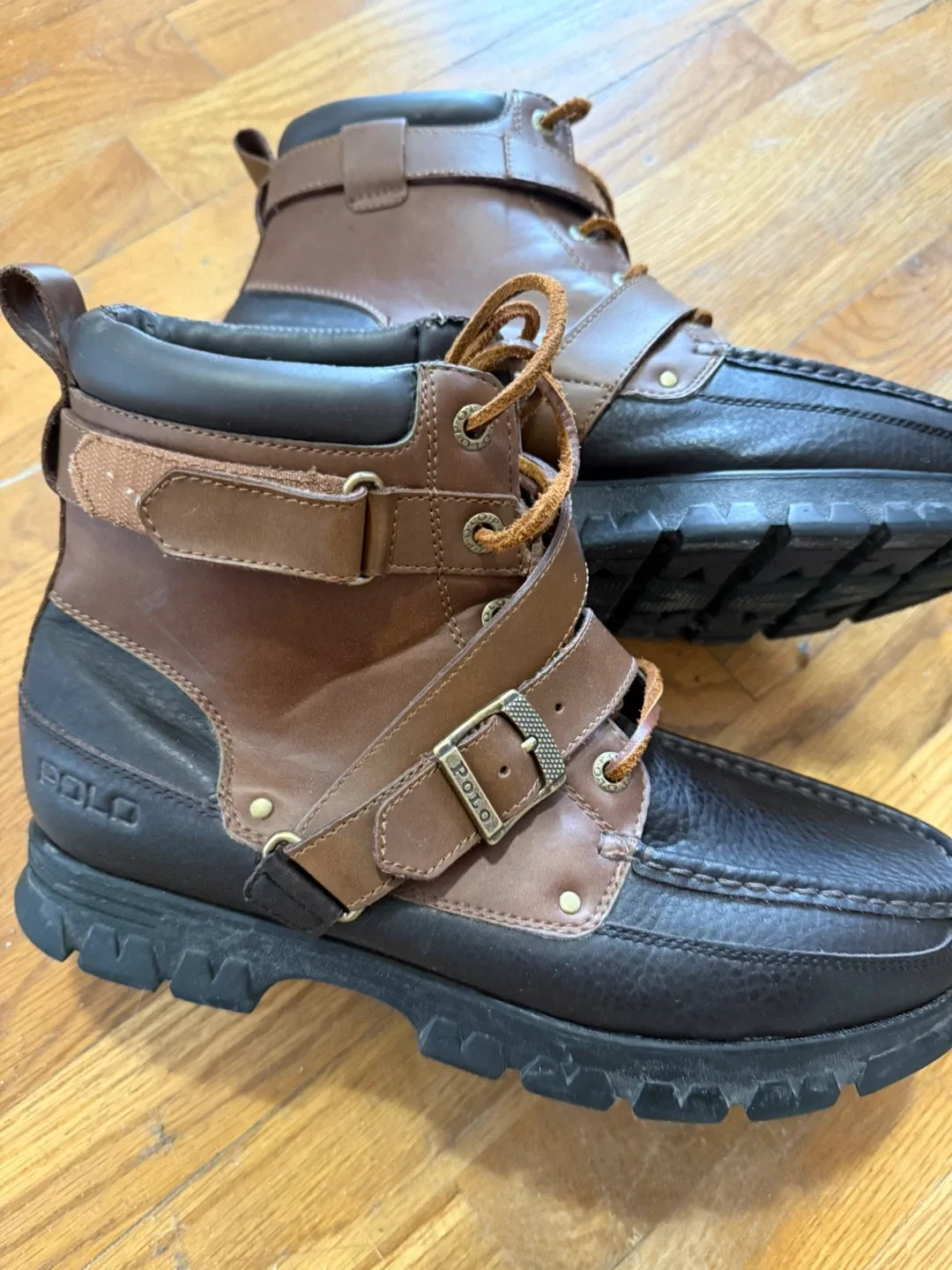 Polo Ralph Lauren Leather Boots 11D image indicator(2)
