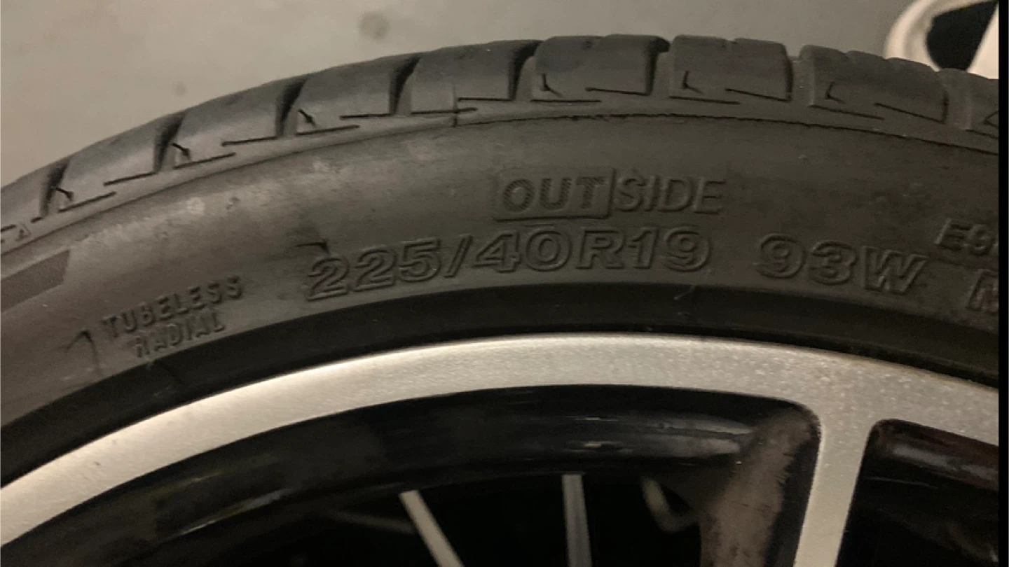 Bridgestone 225/40R19 Tires - photo 2