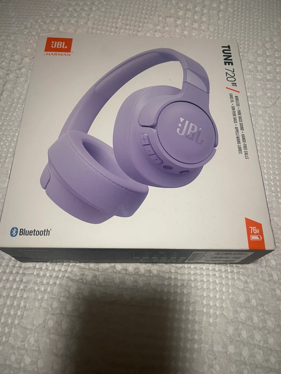 JBL Tune 720BT Wireless On-Ear Headphones - Purple image indicator(2)