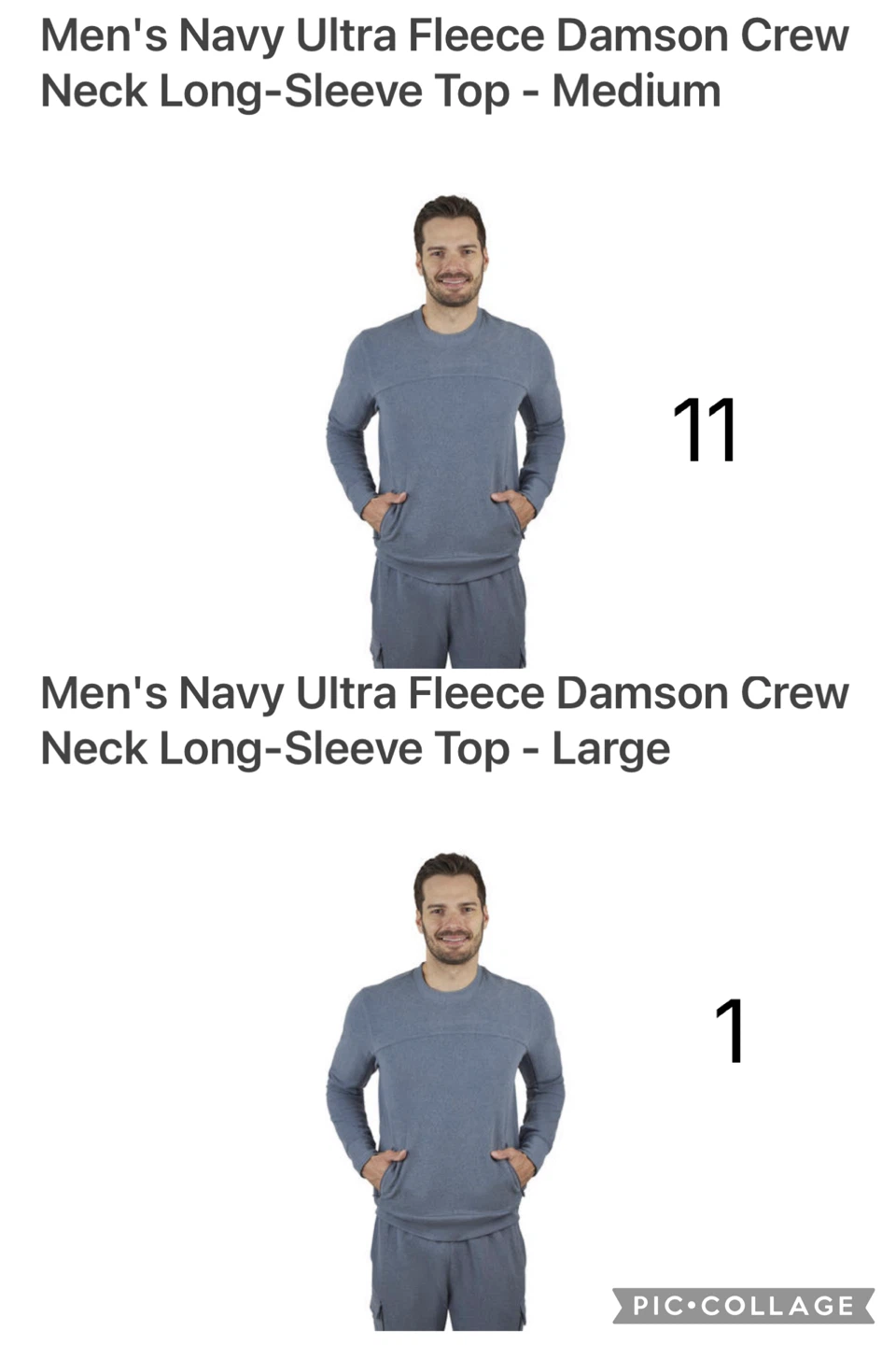Damson Crew Neck Long-Sleeve Top - Medium - photo 2