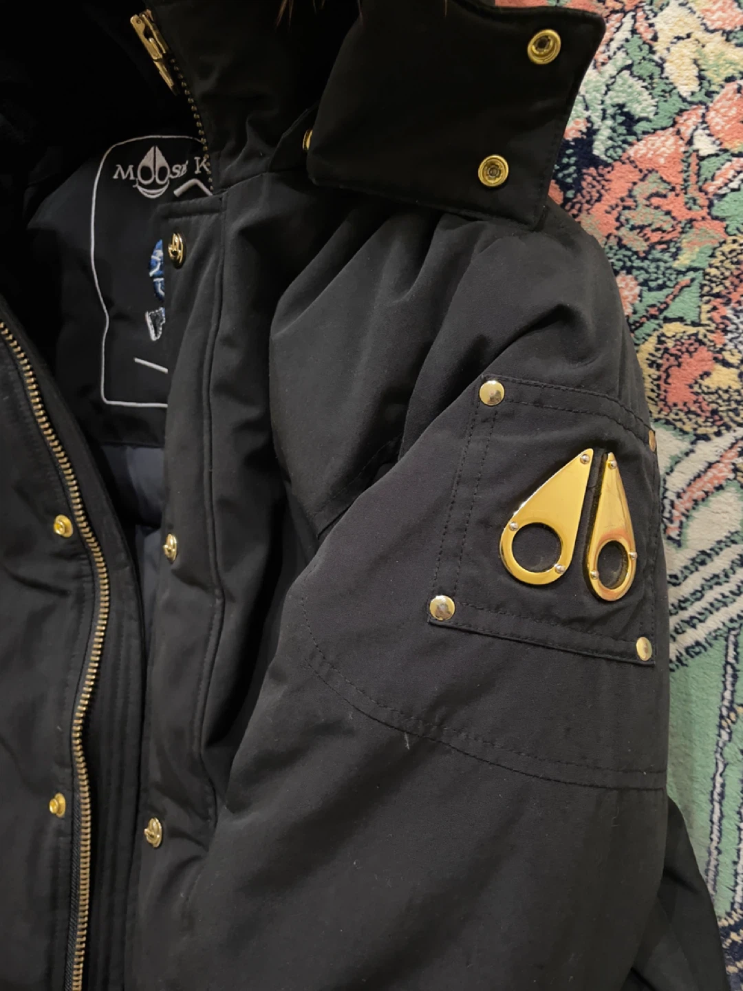 Moose Knuckles Black Down Parka - photo 4