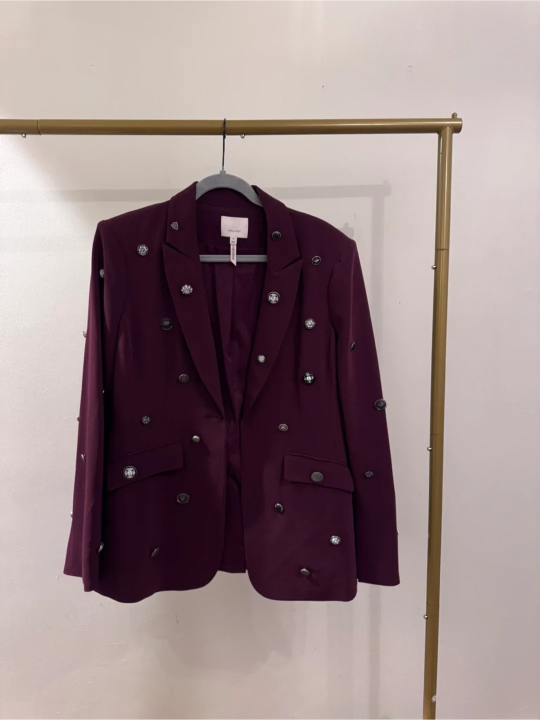 Cinq a Sept Khloe Studded Embellished Blazer - Size 10