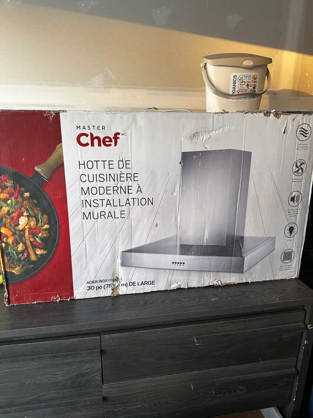 Master Chef Modern Wall-Mounted Range Hood