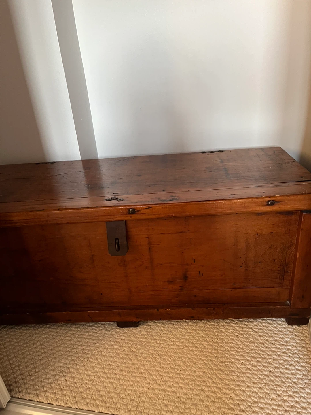 Antique Wooden Chest - photo 3