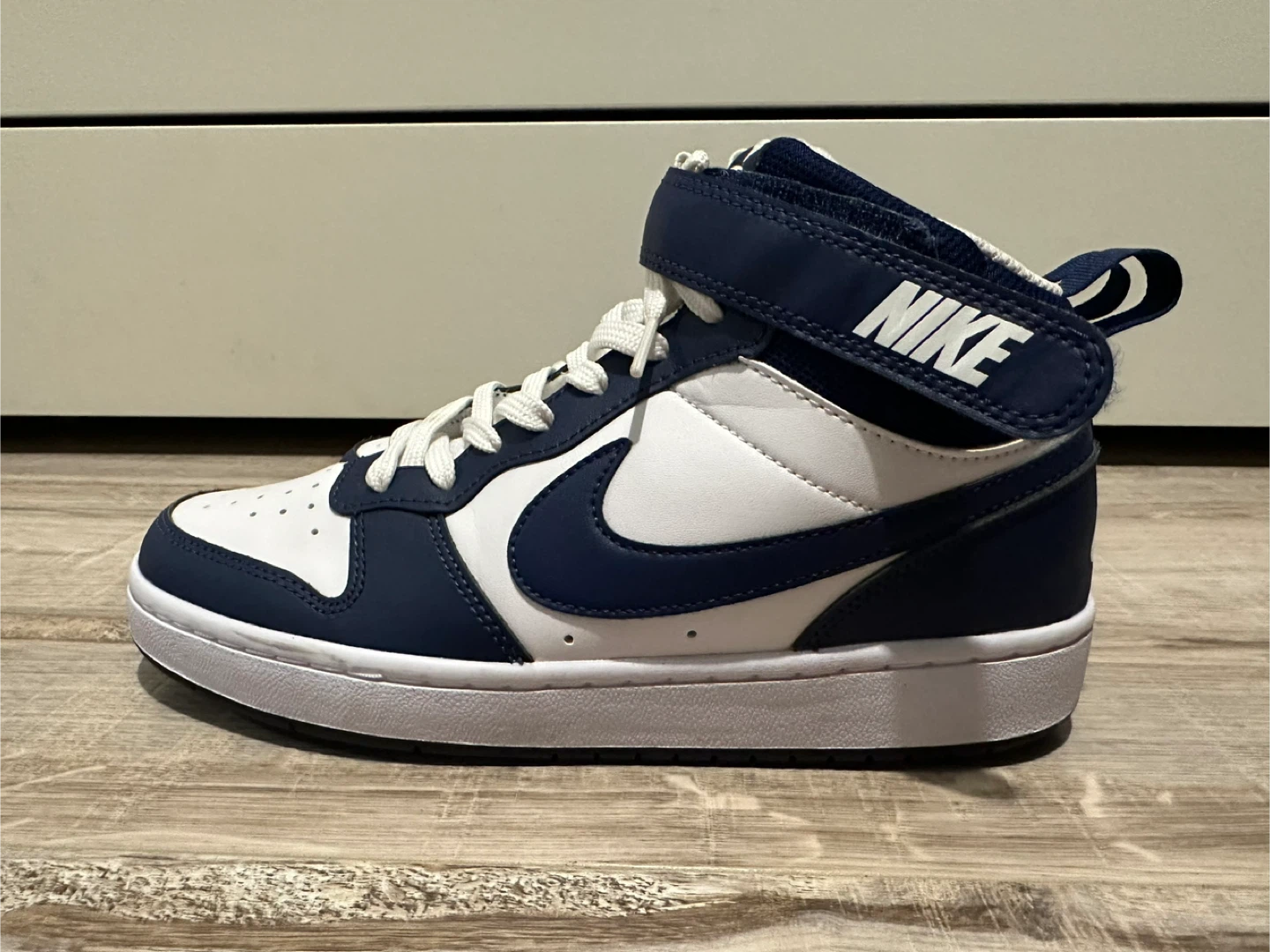 Nike Court Borough Mid 2 Shoes - Blue/White - photo 2
