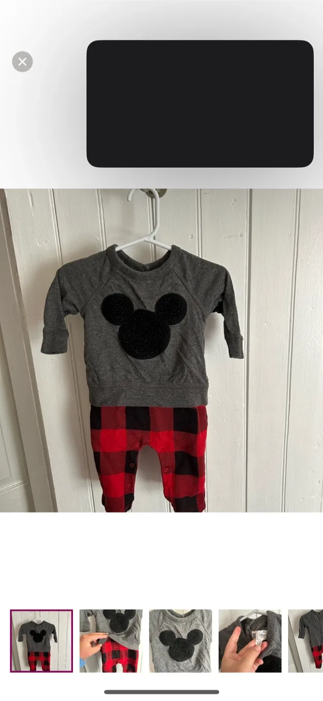 GAP Disney Baby 3-6 Months Onesie