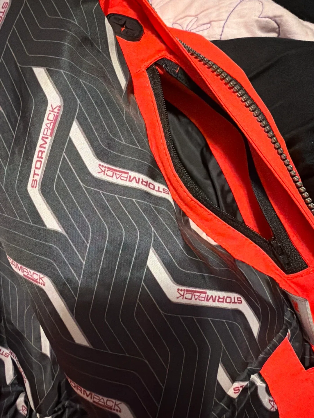 Stormback Orange Ski Jacket - Size S image indicator(3)