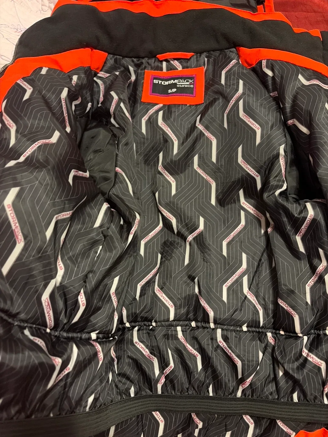 Stormback Orange Ski Jacket - Size S image indicator(2)