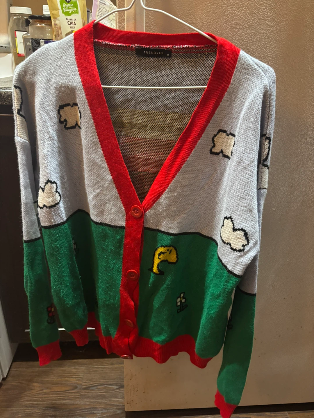 Cartoon Cardigan (Size Medium)