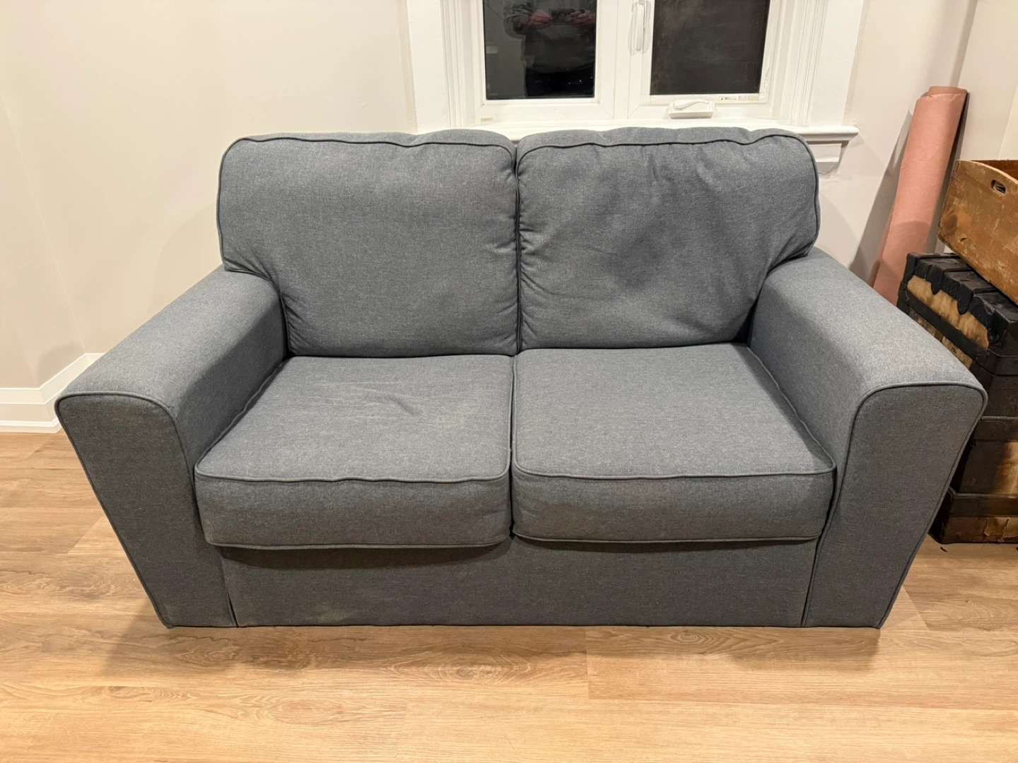 Grey Loveseat Sofa
