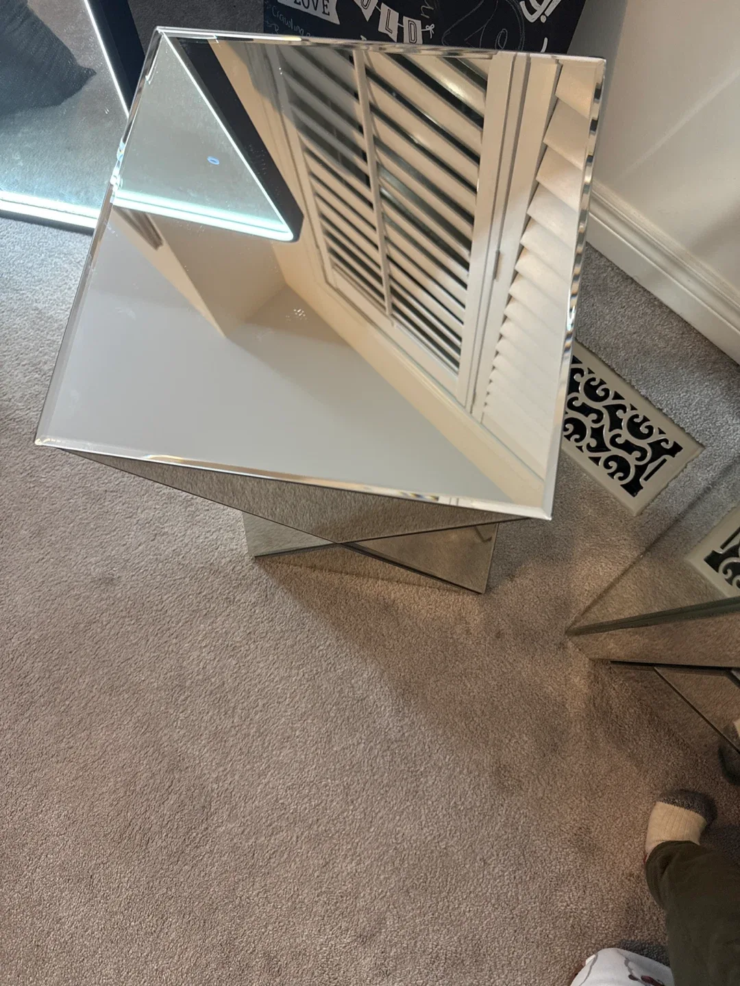 Mirrored Accent Table image indicator(2)