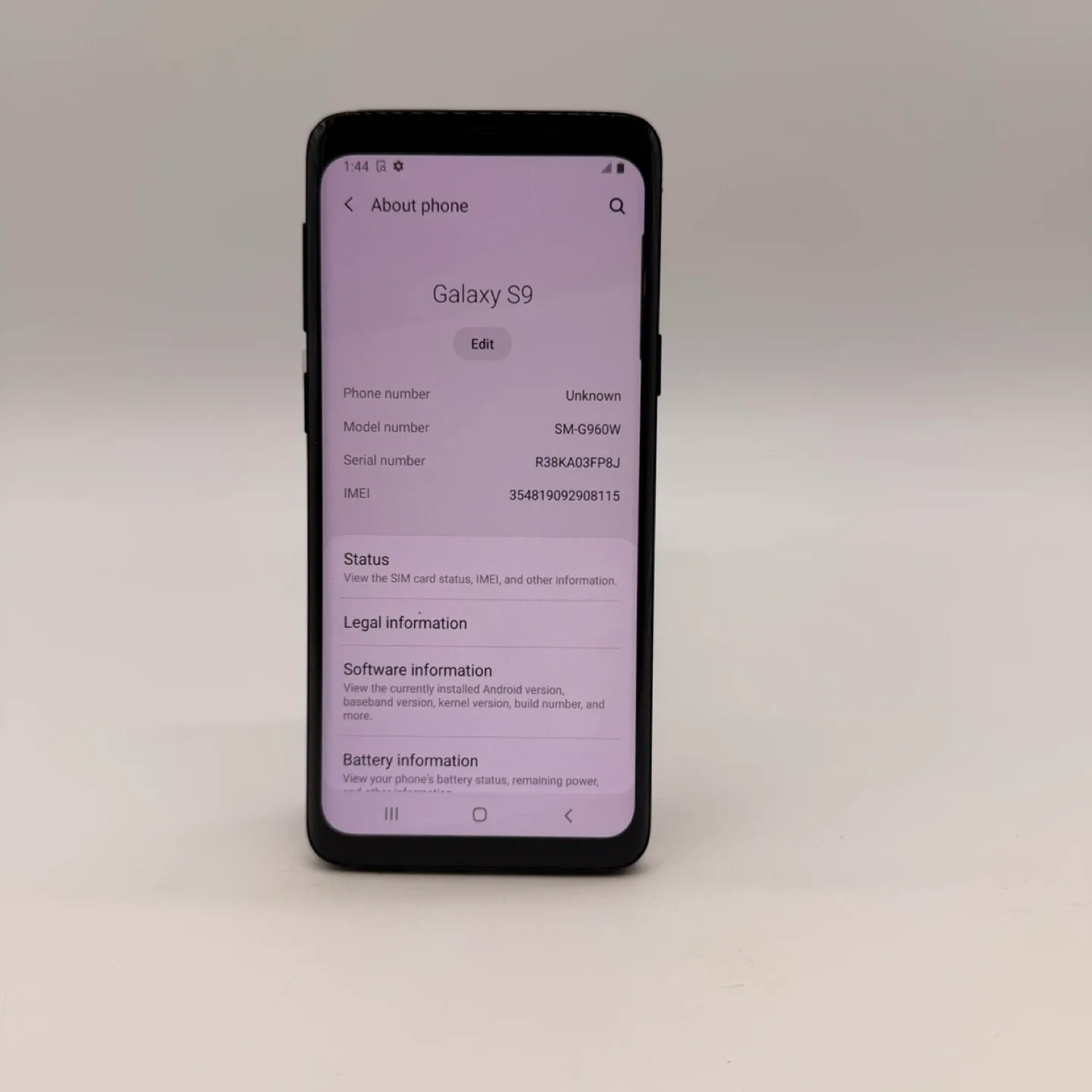 Samsung Galaxy S9 - Black 64 GB image indicator(2)