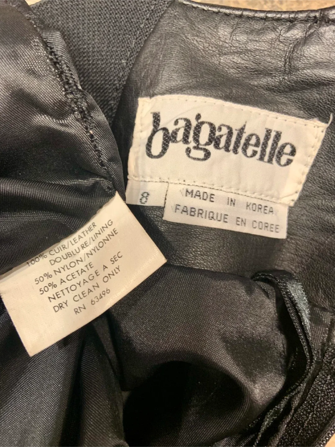 Bagatelle Leather Pants - Size 8 image indicator(4)