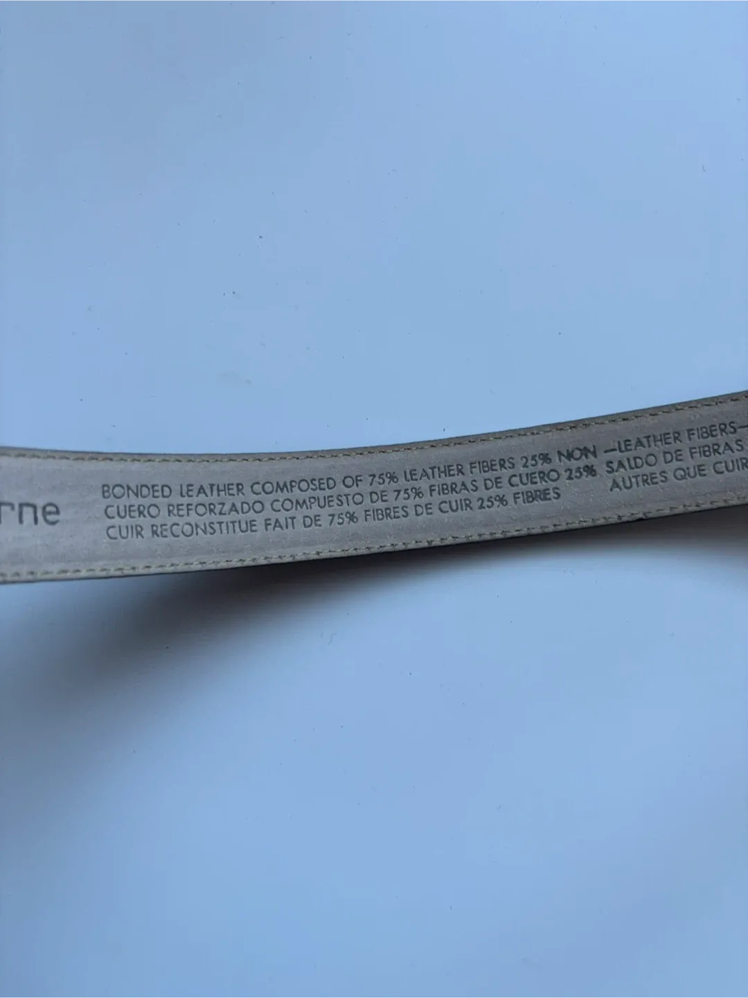 Liz Claiborne Navy Blue Leather Belt Medium image indicator(5)