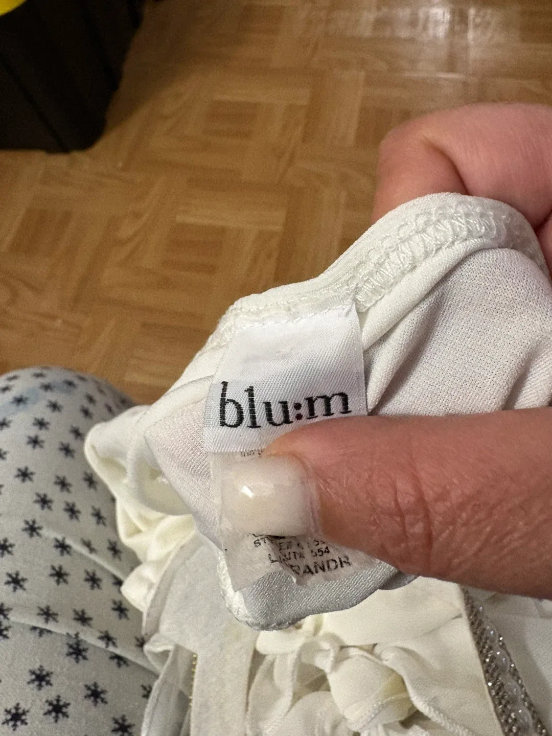 Blum White Halter Top image indicator(5)