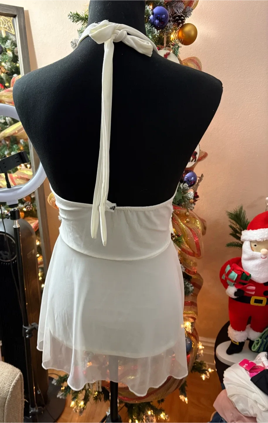 Blum White Halter Top image indicator(4)