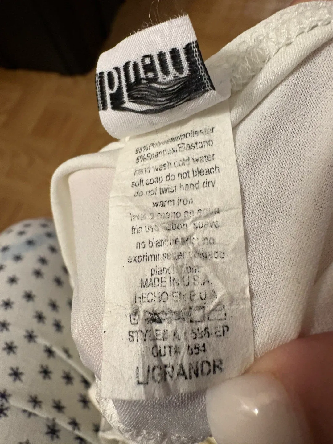 Blum White Halter Top image indicator(6)