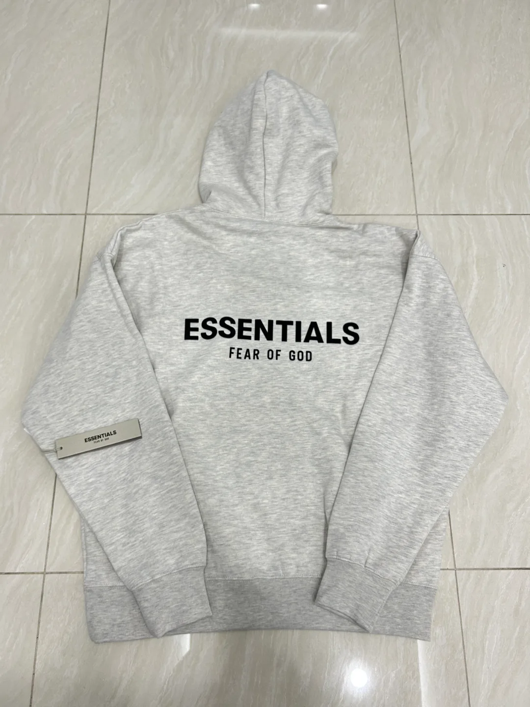 BRAND NEW FOG Essentials Hoodie 'Light Oatmeal' image indicator(2)