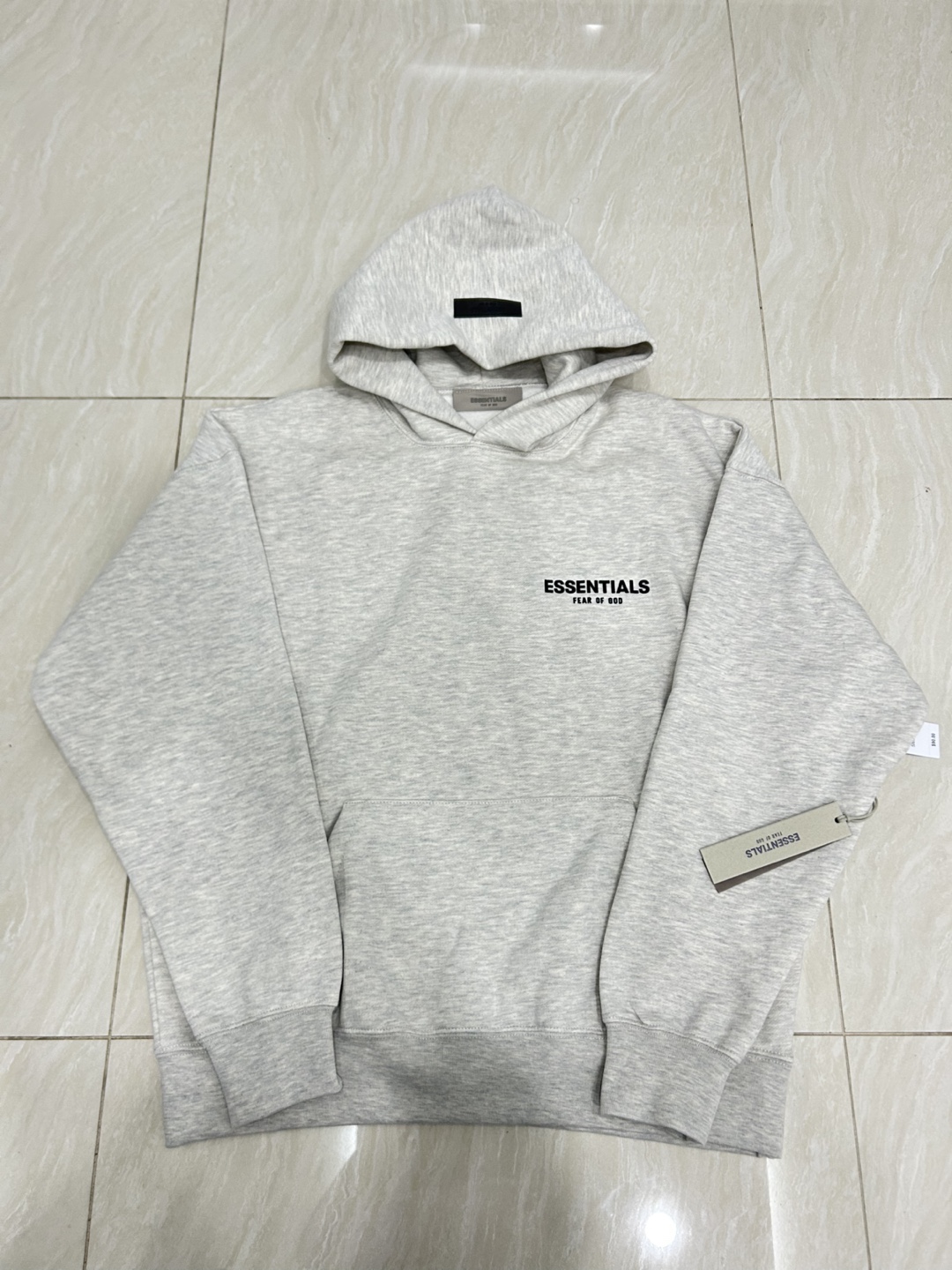 BRAND NEW FOG Essentials Hoodie 'Light Oatmeal'