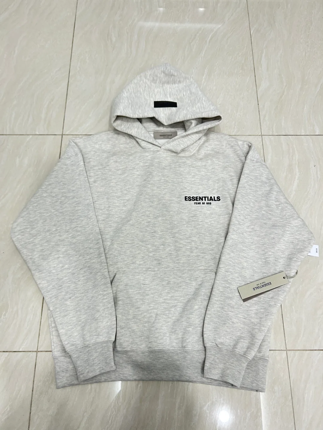 BRAND NEW FOG Essentials Hoodie 'Light Oatmeal'