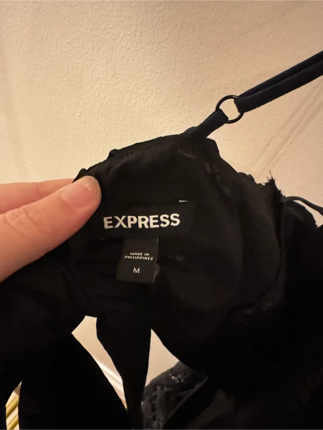 Express Black Lace Dress - Size M image indicator(4)