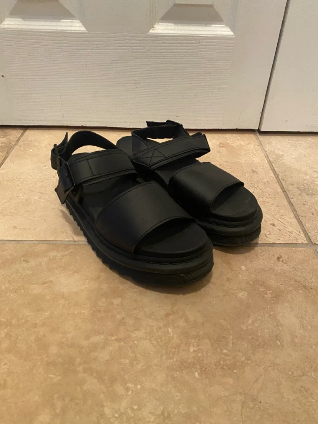 Dr. Martens Black Sandals