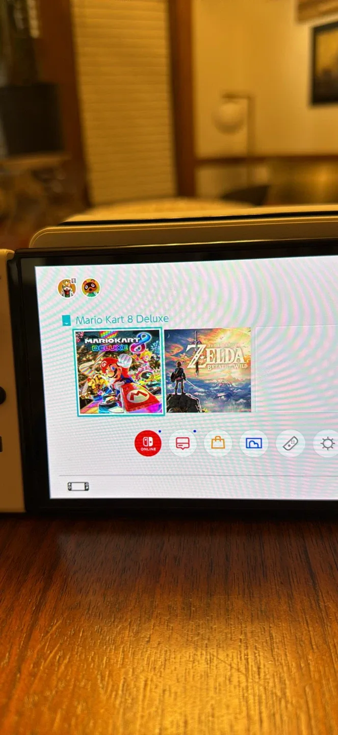 Nintendo Switch OLED Model White image indicator(7)