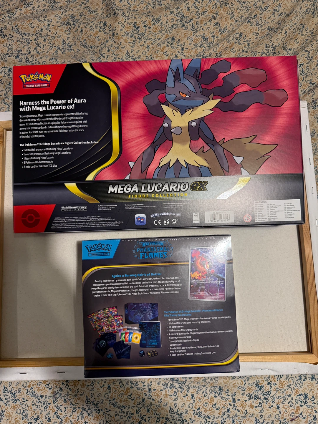 Mega Lucario EX Figure & Phantasmal Flames Box - photo 2