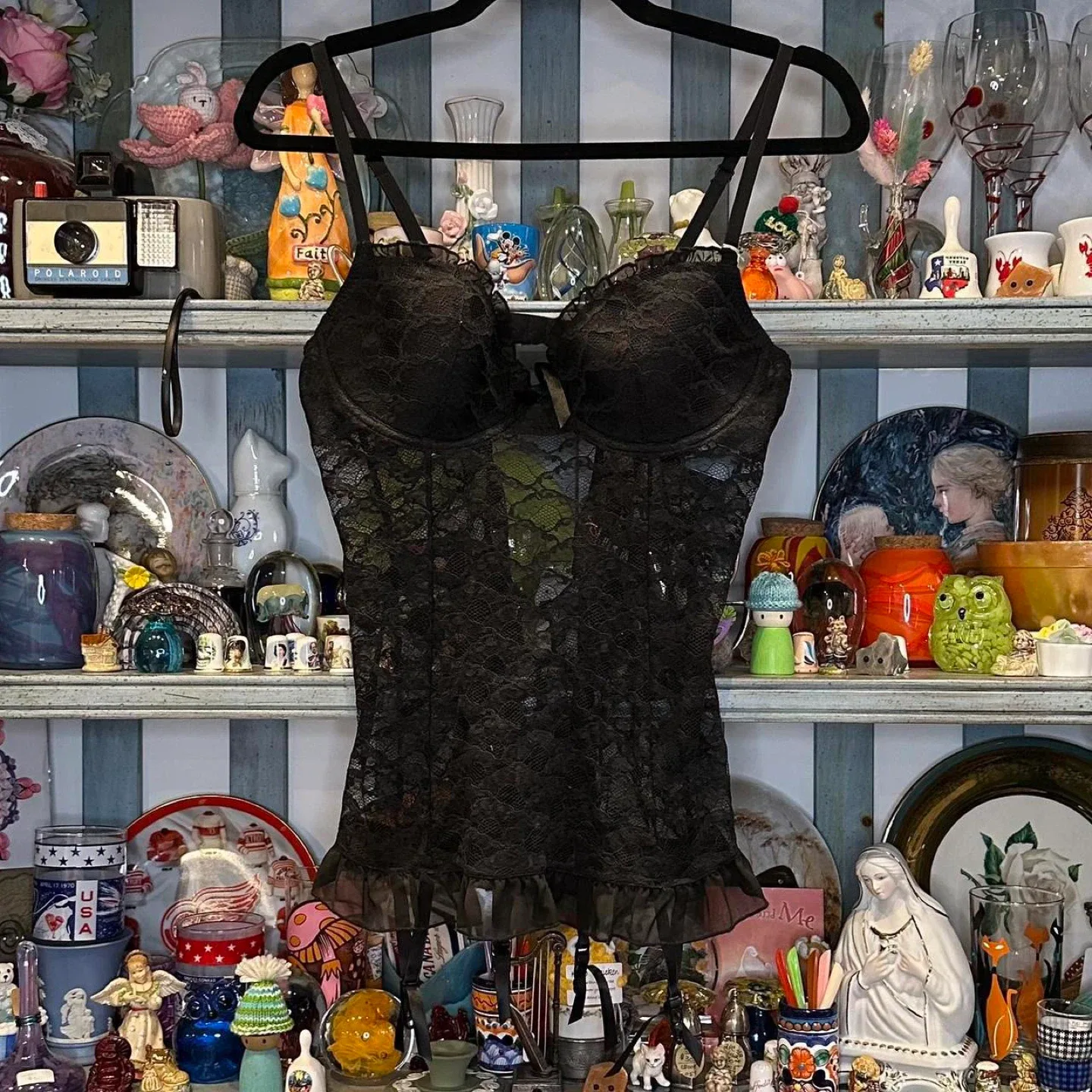 La Senza Black Lace Bustier