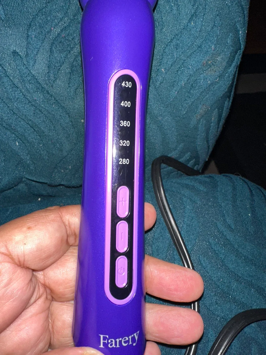 Farery Curling Iron Brush - Purple image indicator(2)