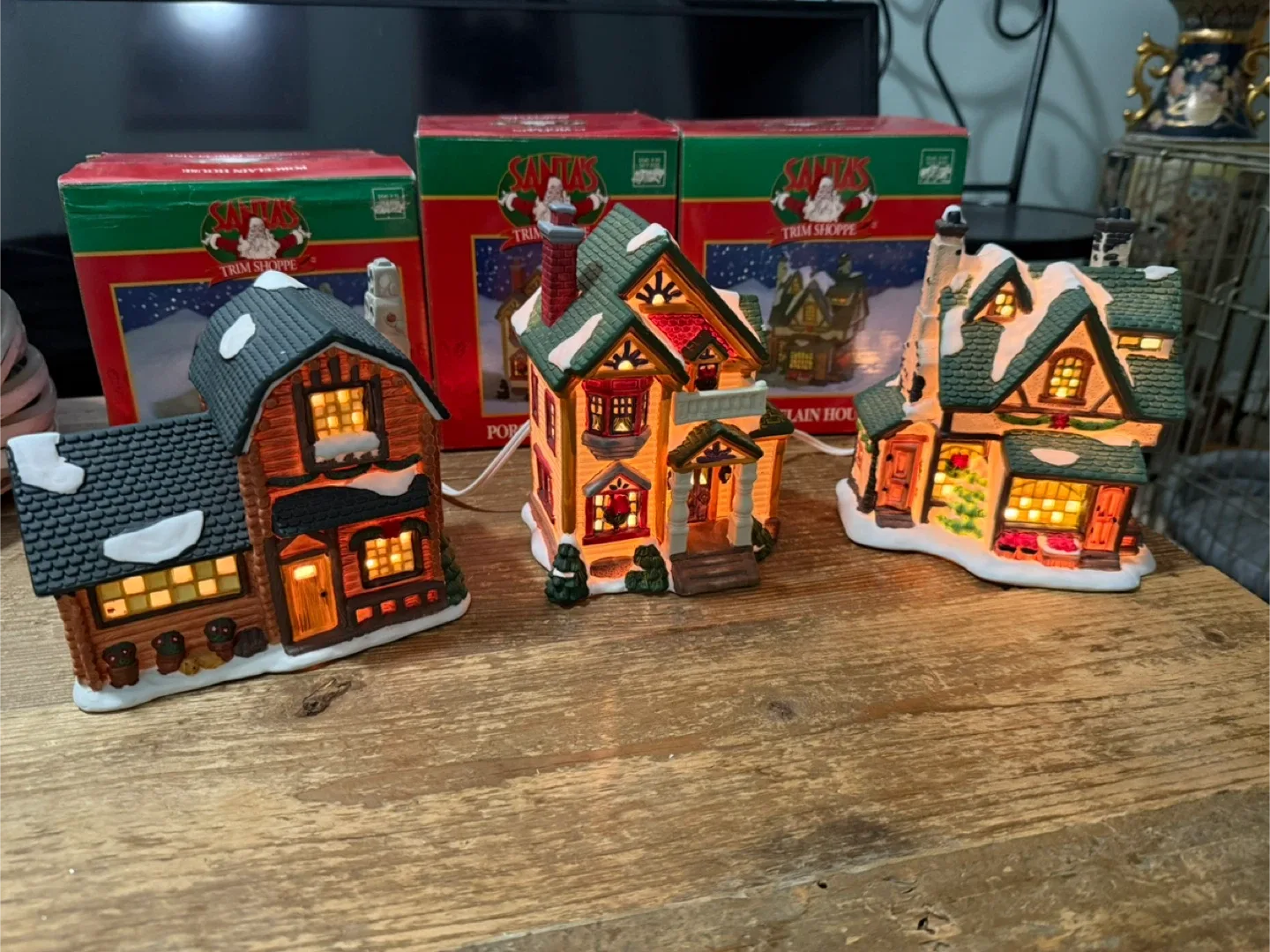 Christmas village houses