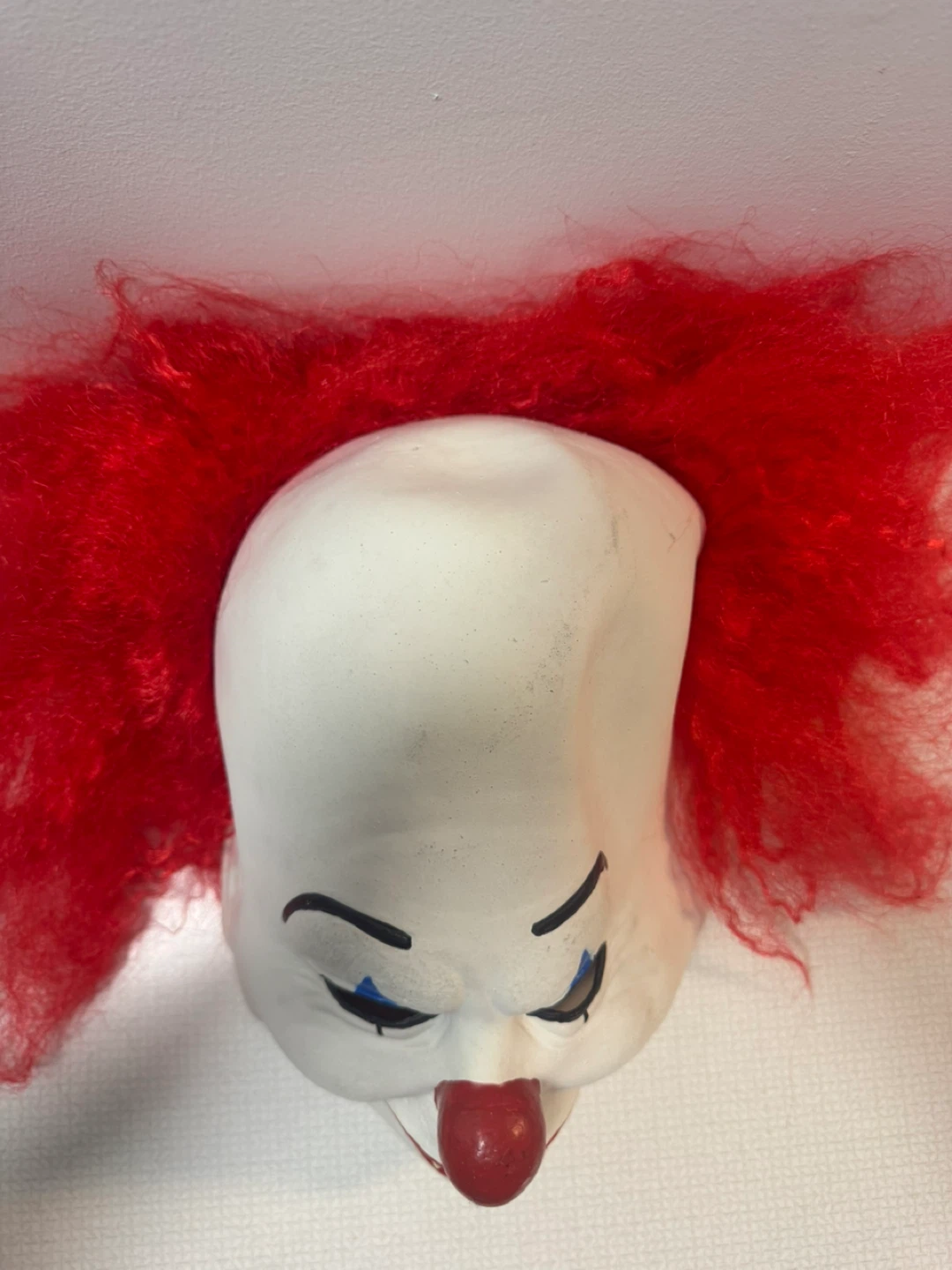 IT Clown Mask with Red Hair - photo 4