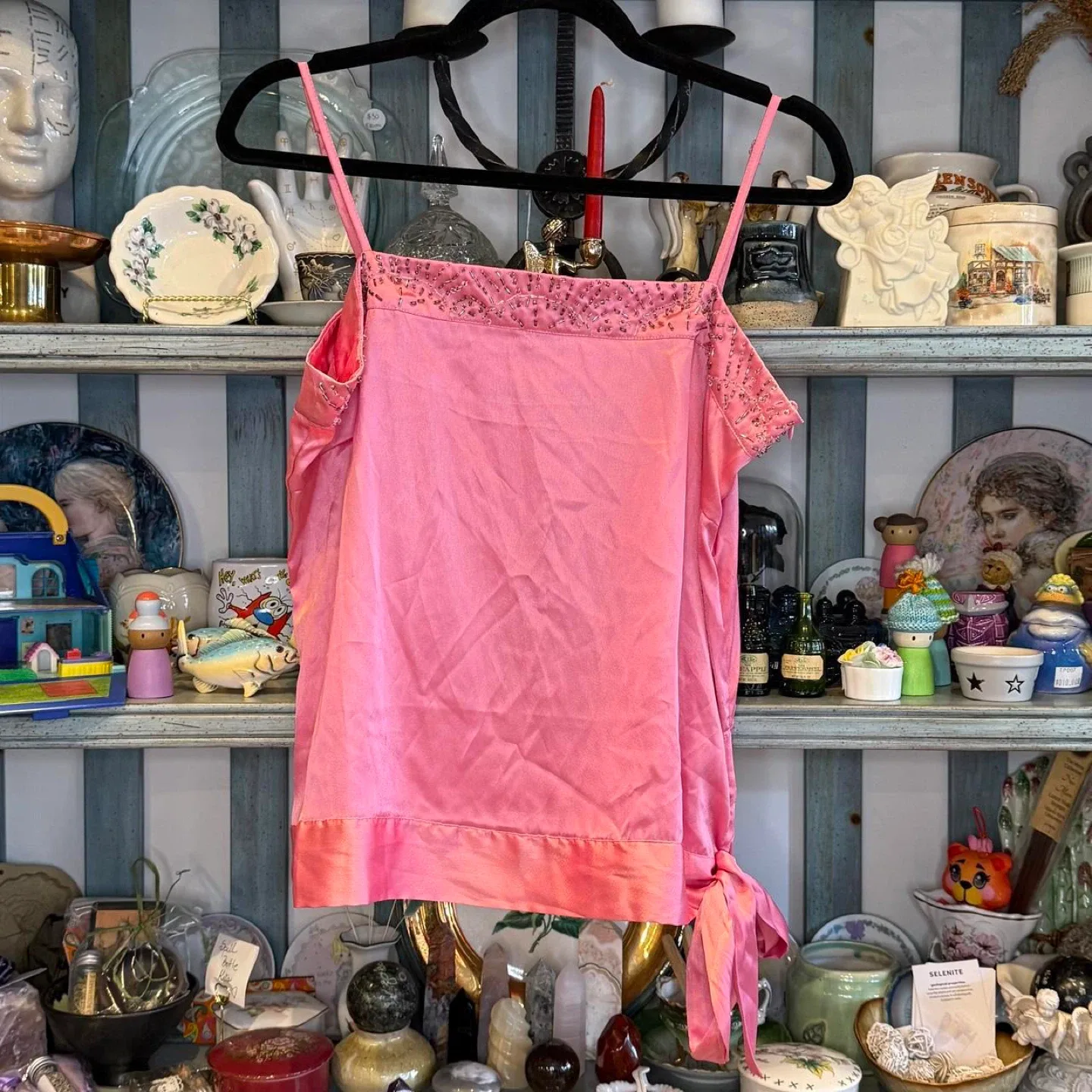 ing.com Pink Spaghetti Strap Top - Size L