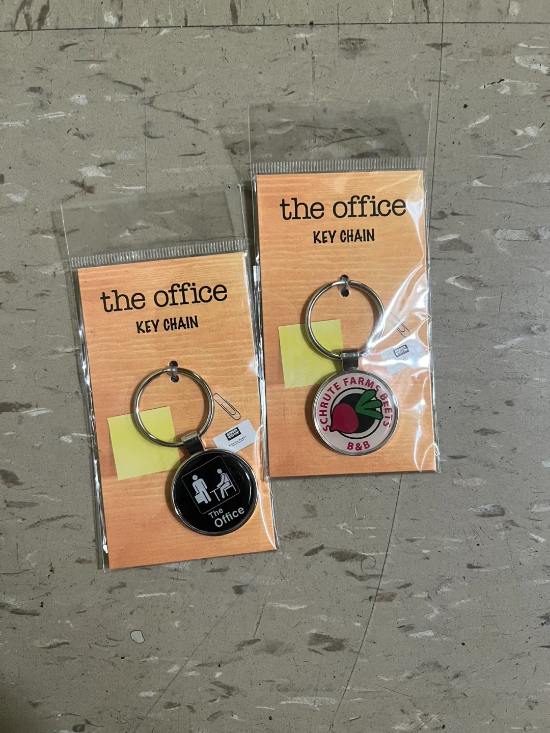 Two The Office Keychains