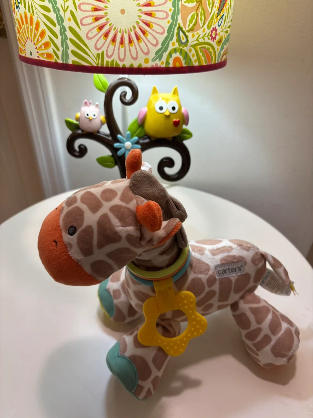 🦒🧡 Carter’s Giraffe Baby Toy - Crinkle, Rattle & Teether! 🍼🐯 image indicator(2)