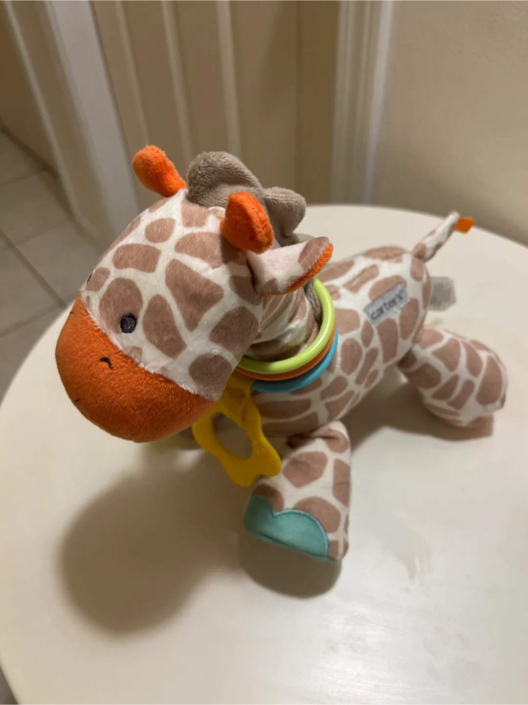 🦒🧡 Carter’s Giraffe Baby Toy - Crinkle, Rattle & Teether! 🍼🐯 image indicator(5)