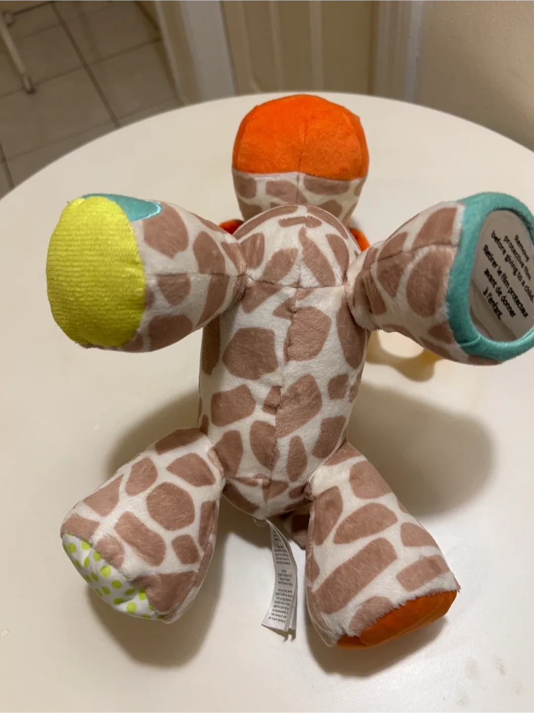 🦒🧡 Carter’s Giraffe Baby Toy - Crinkle, Rattle & Teether! 🍼🐯 image indicator(7)