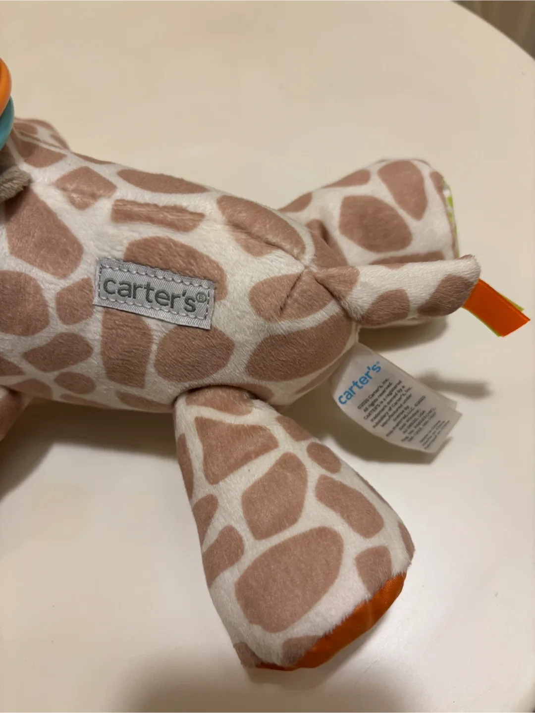 🦒🧡 Carter’s Giraffe Baby Toy - Crinkle, Rattle & Teether! 🍼🐯 image indicator(8)