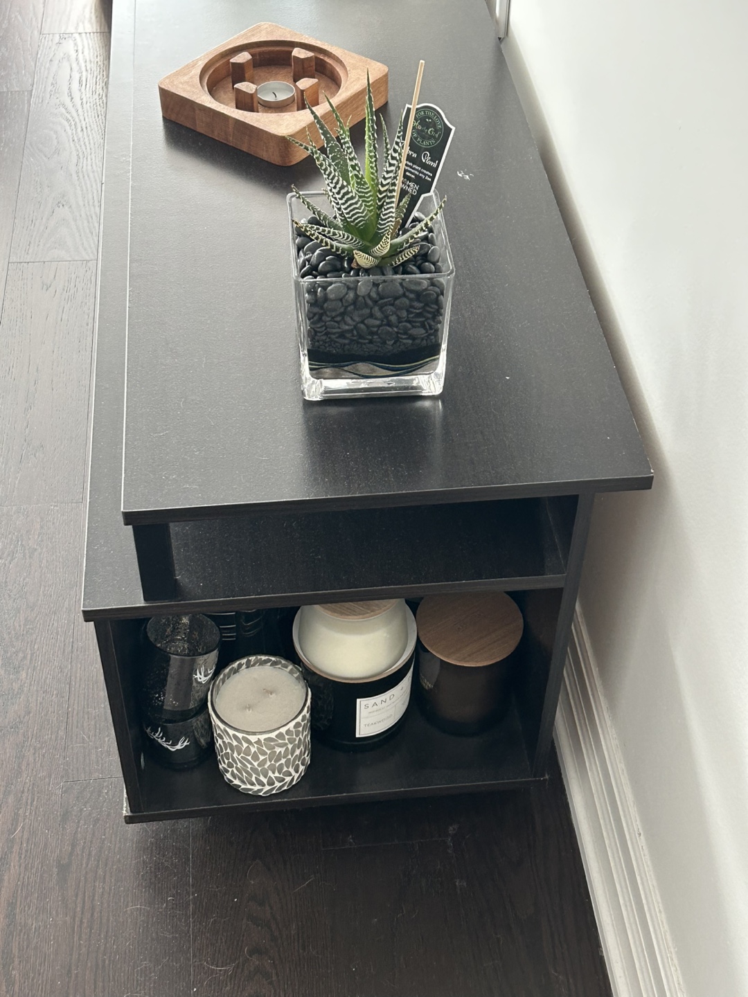 Dark Brown TV Stand - photo 3