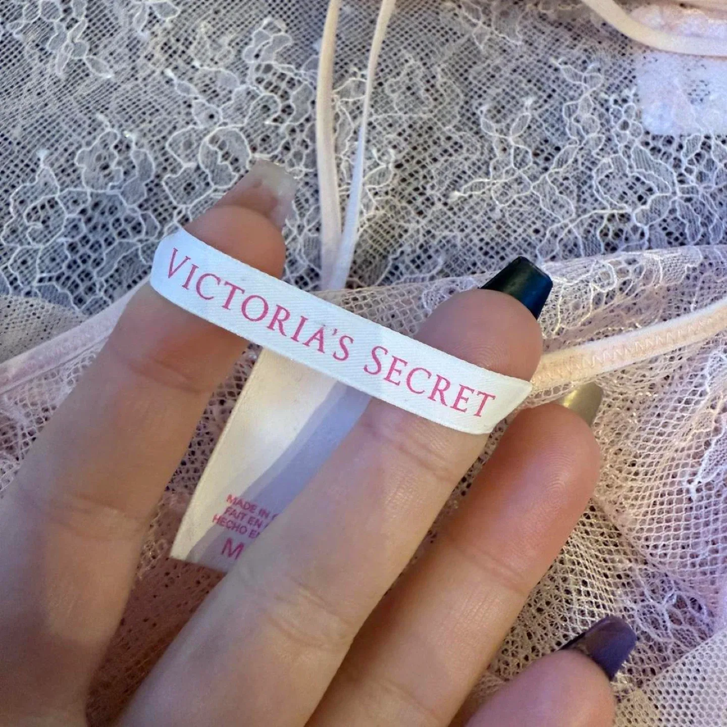 Victoria's Secret Lace Slip Dress - Size M image indicator(4)