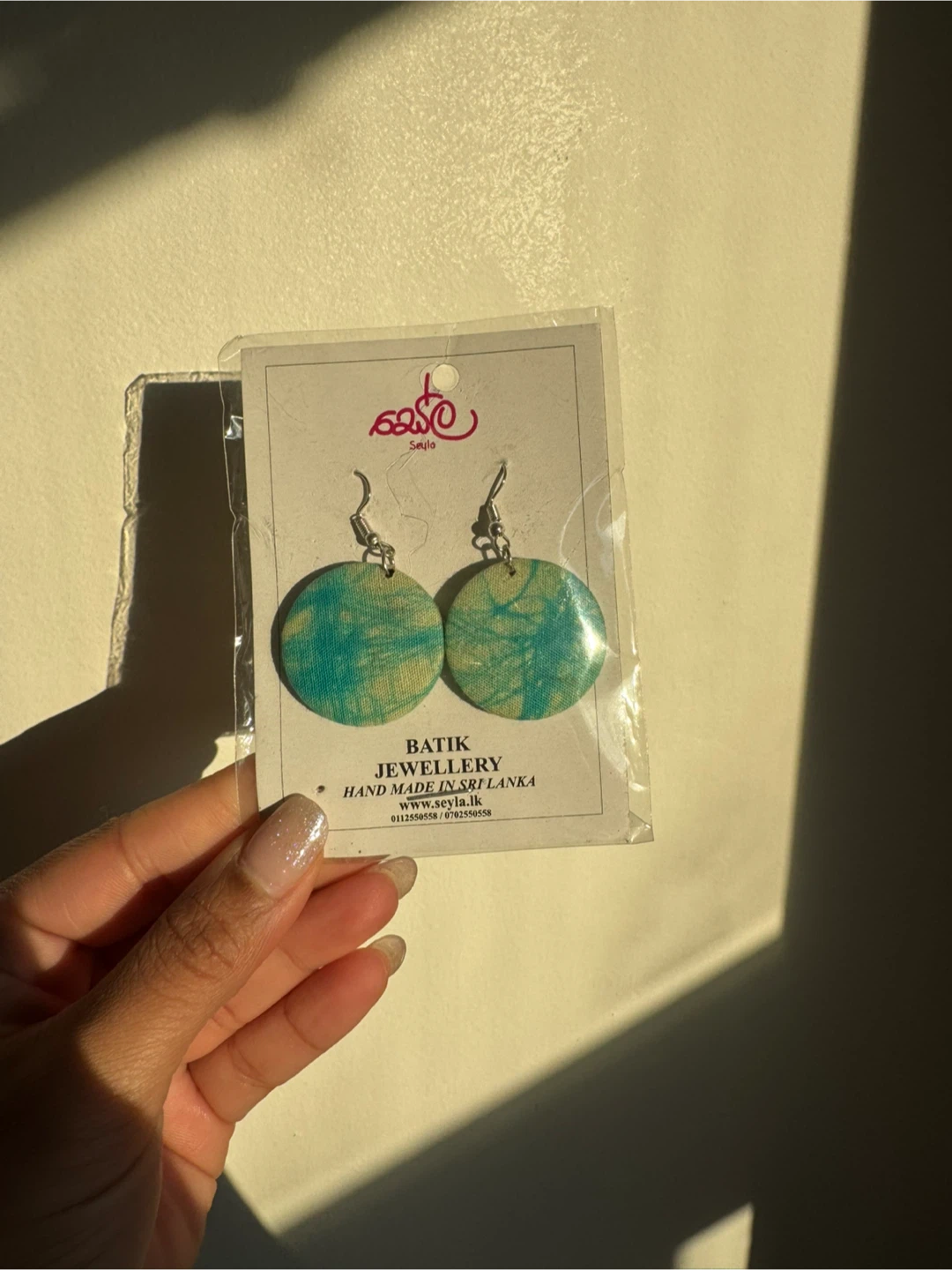 Batik Printed Earrings