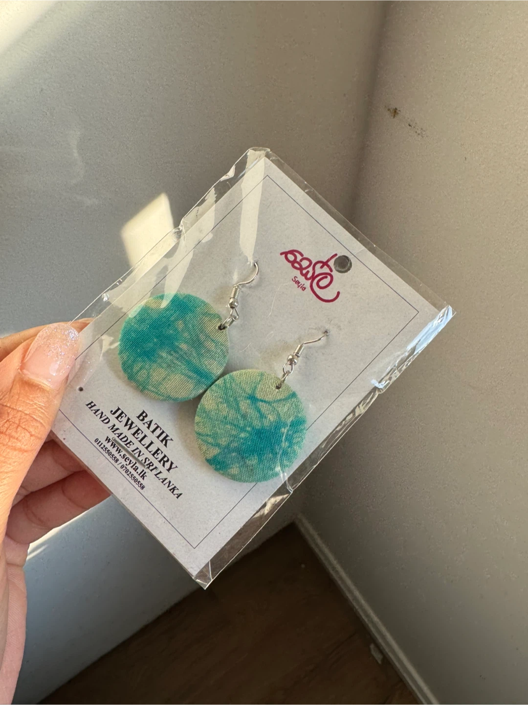 Batik Printed Earrings - photo 2