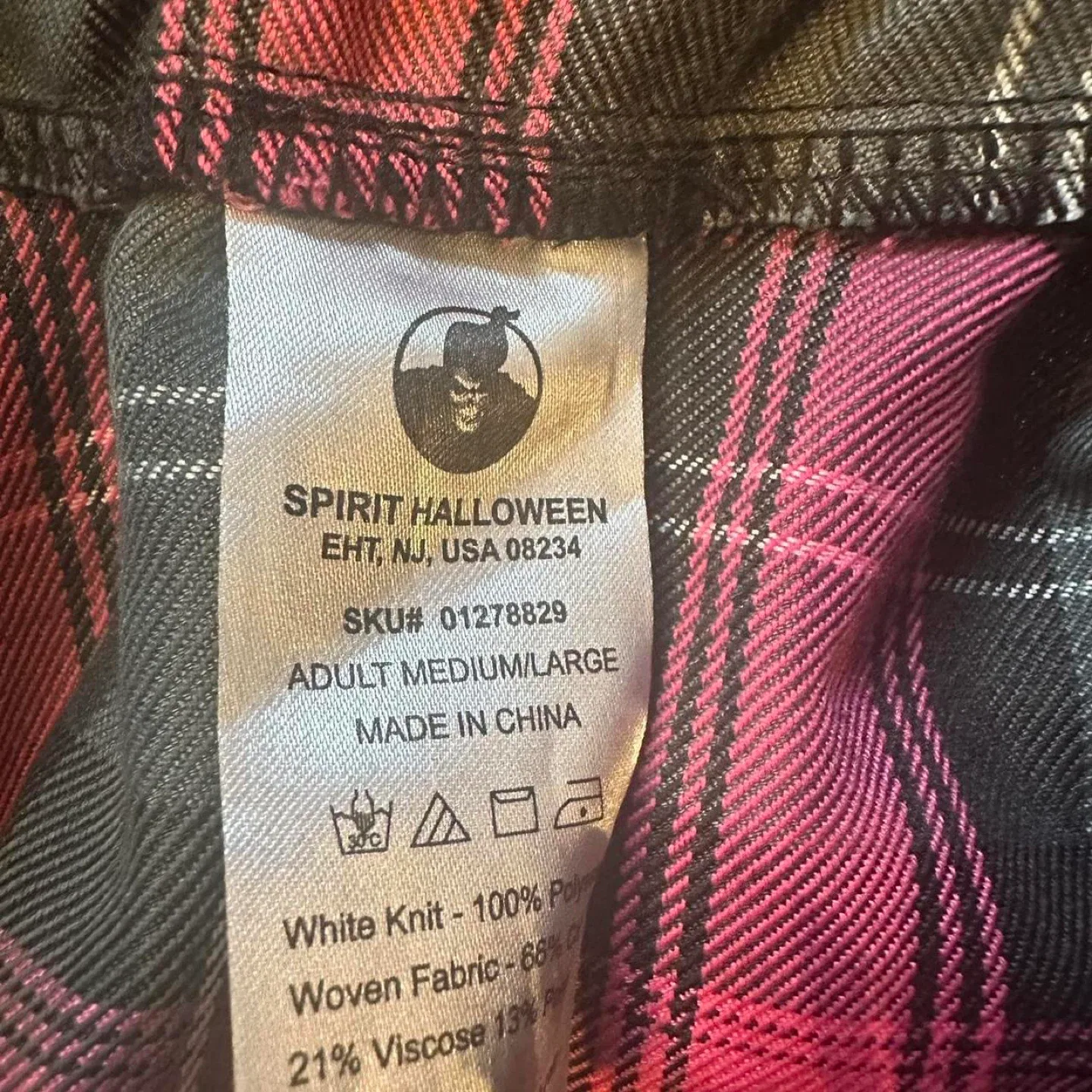 Spirit Halloween Plaid Skirt - M/L image indicator(4)
