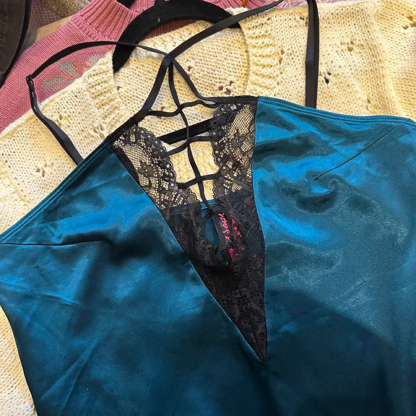 La Senza Teal Lingerie Top image indicator(3)
