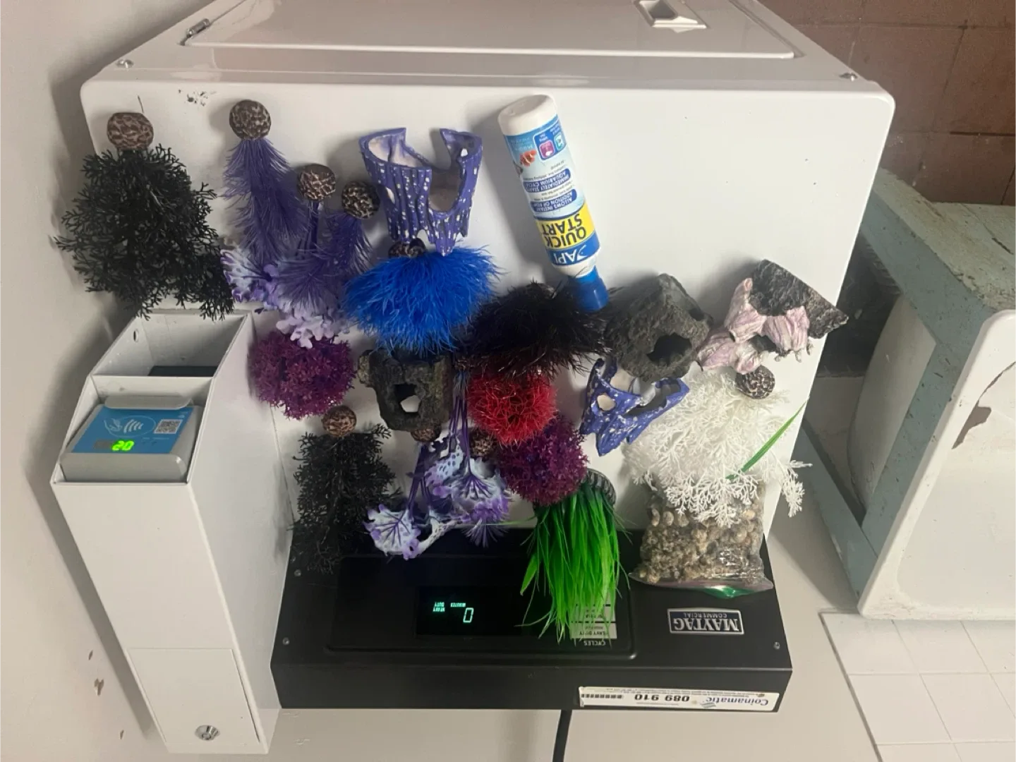 Assorted Aquarium Decorations & API Quick Start