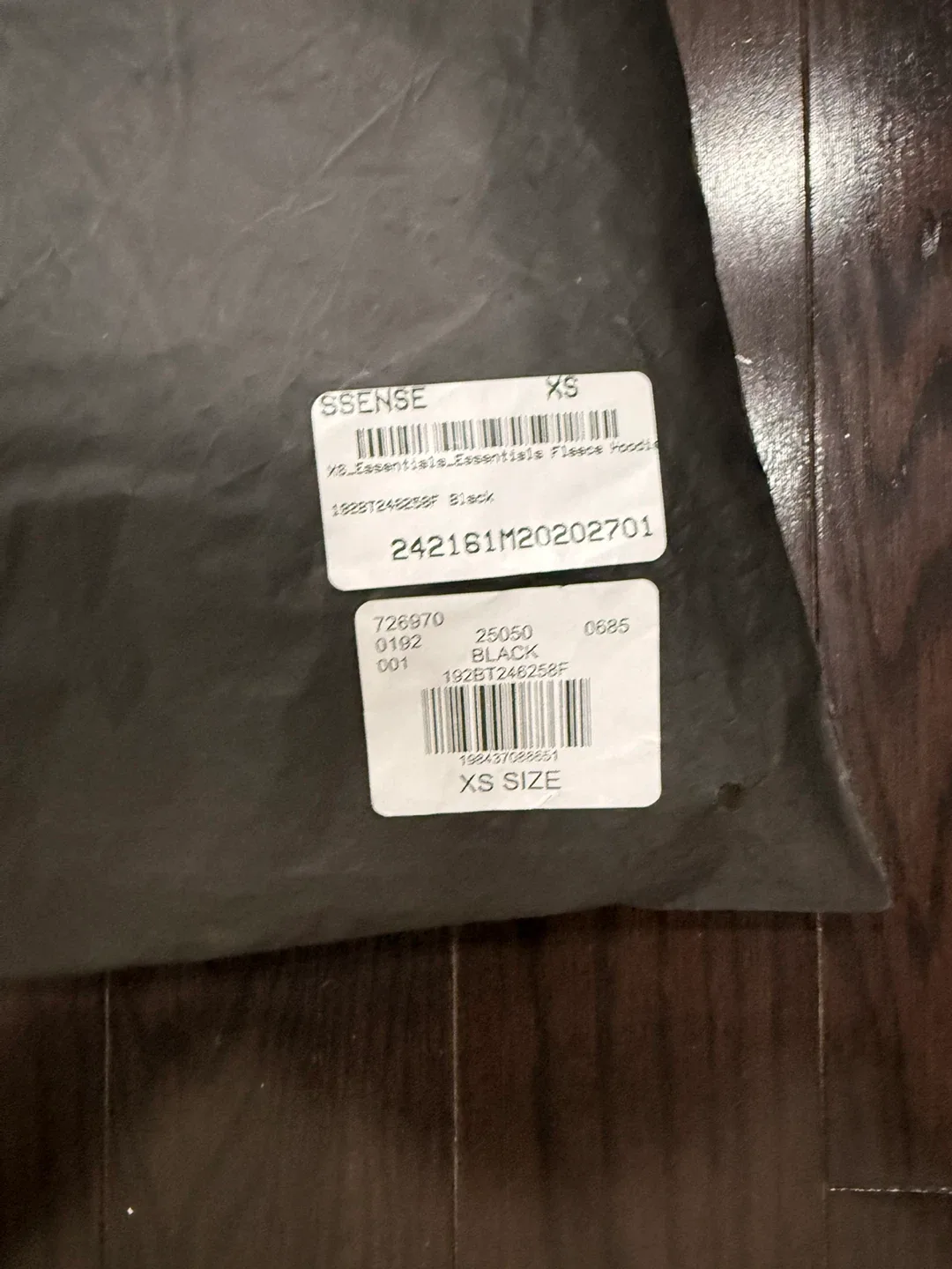 Fear of God Essentials Fleece Hoodie - Black, XS image indicator(3)