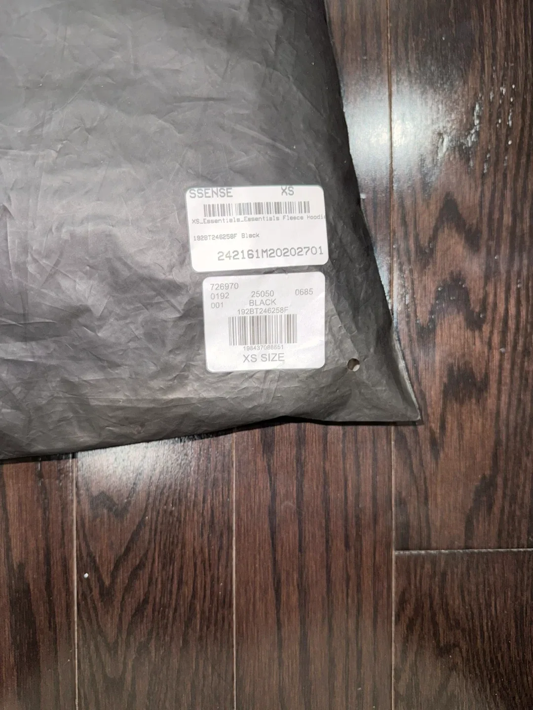 Fear of God Essentials Fleece Hoodie - Black, XS image indicator(2)