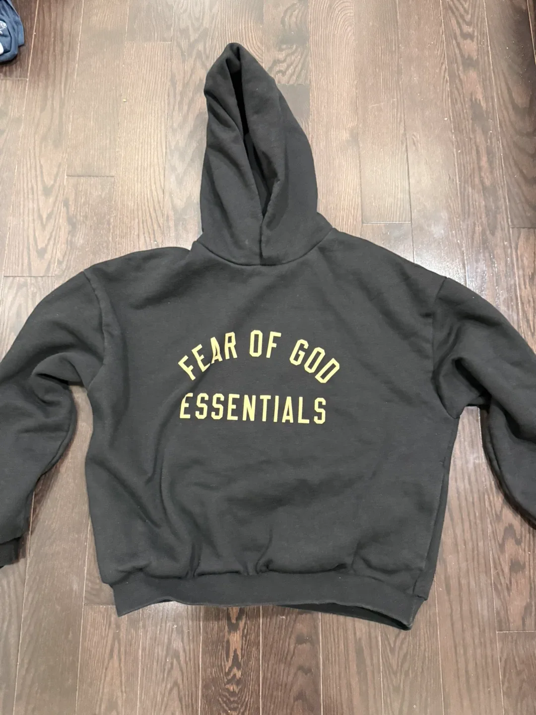 Fear of God Essentials Fleece Hoodie - Black, XS image indicator(4)